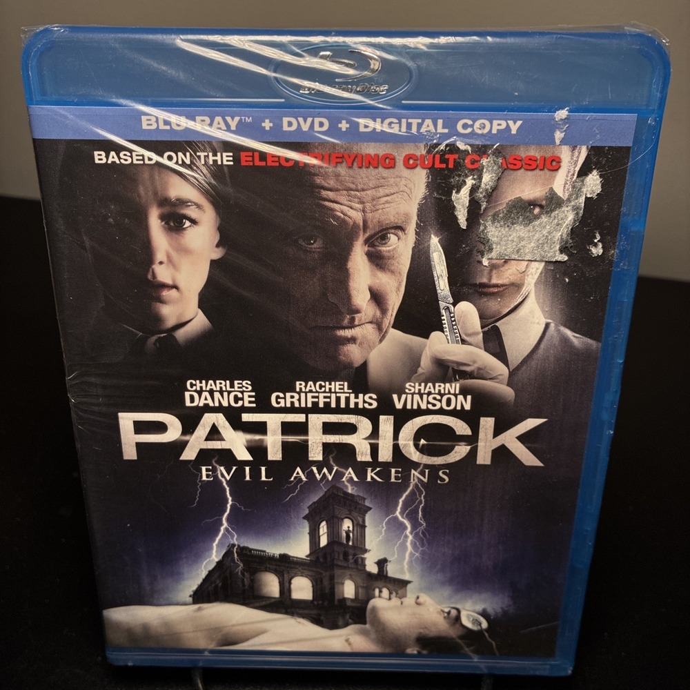 Patrick: Evil Awakens (Blu-ray + DVD) Charles Dance Rachel Griffiths NEW/SEALED